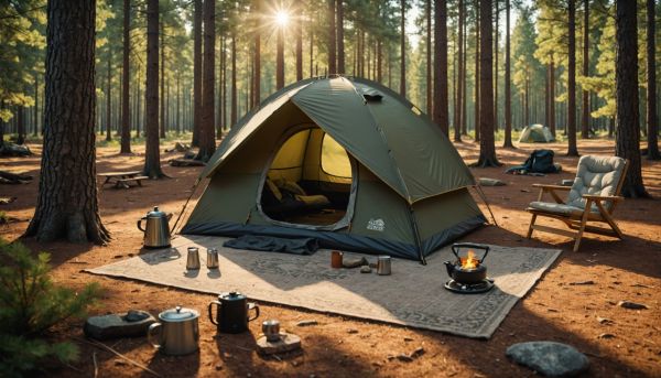 Où camper au calme sous les pins ?