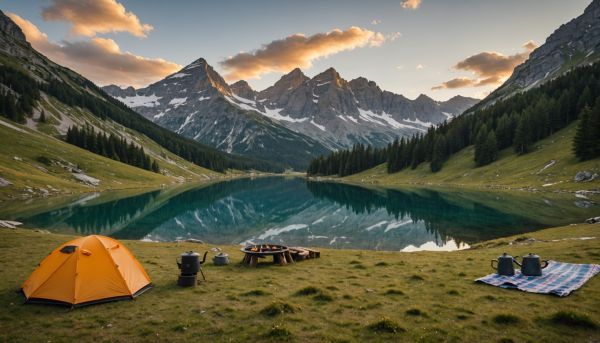 Vacances en camping dans les Alpes