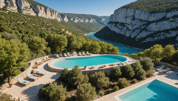 Guide pour trouver le meilleur camping des Gorges du Verdon avec piscines chauffées