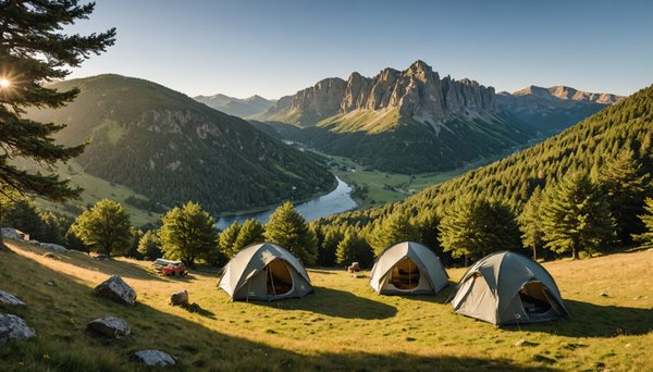 Les 5 meilleurs campings en Auvergne-Rhône-Alpes