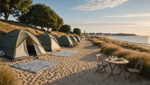 La quintessence du camping à Cancale, proche du centre-ville et des restaurants