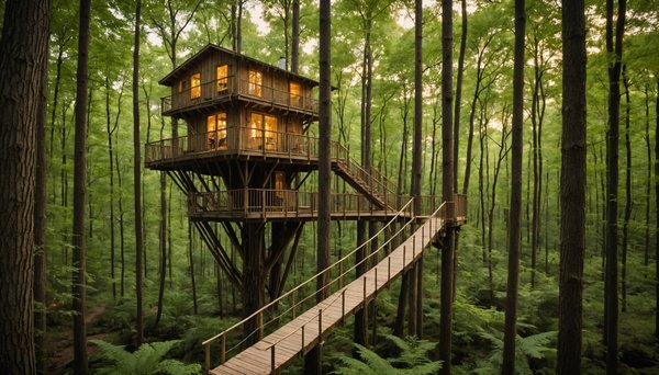 Quels sont les meilleurs campings avec cabanes dans les arbres en France ?