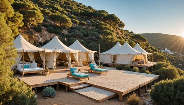Quels sont les meilleurs campings de luxe de la région de Grimaud ?