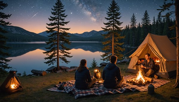 Escapades romantiques pour les couples dans les meilleurs campings en Amérique