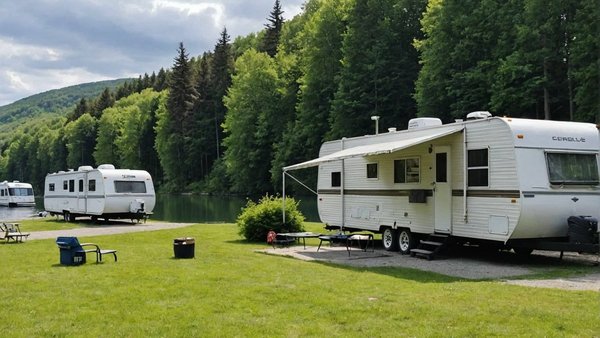 Séjour inoubliable en mobil-home près du lac de la seigneurie