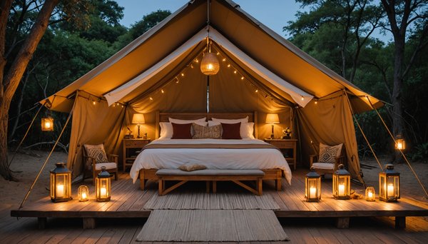 Camping à la belle étoile, style 5 étoiles !
