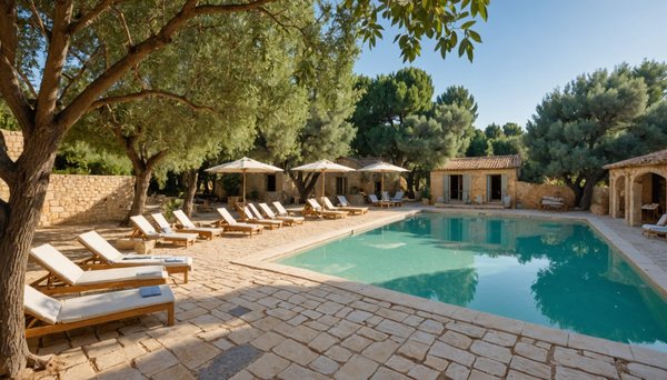 Les vacances en camping à Uzès, en France, avec une piscine chauffée