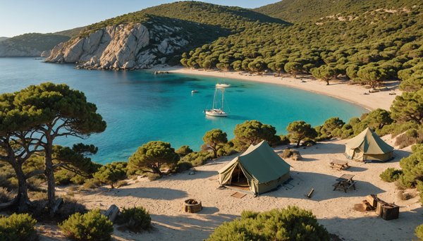Explorer les campings parfaits autour d'Aleria, en Corse