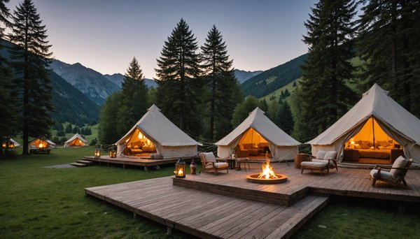 Les campings de luxe pour des vacances haut de gamme